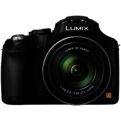 Panasonic Lumix DMC-FZ72 Bridge Camera, HD 1080p, 16.1MP, 60x Optical Zoom, 3” LCD Screen, Black